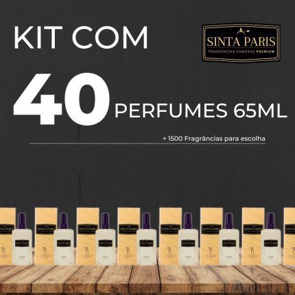 Kit 40 Perfumes Contratipos 65ml
