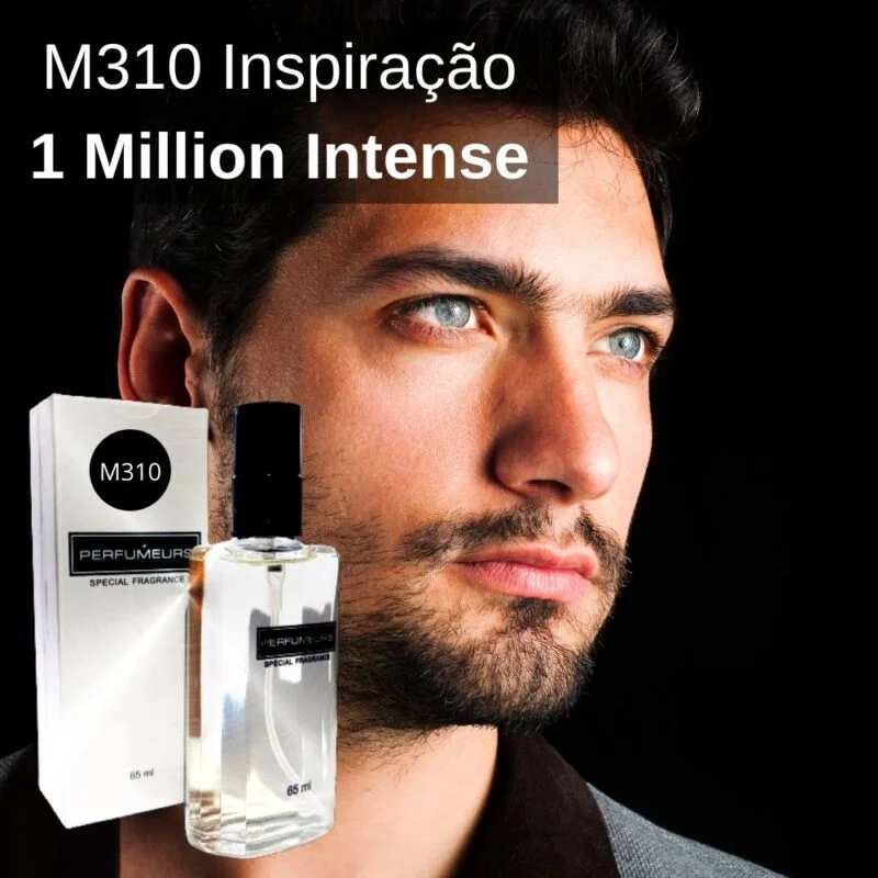 Perfume Contratipo Masculino M310 65ml Inspirado na Fragrância Importada 1 Million Intense