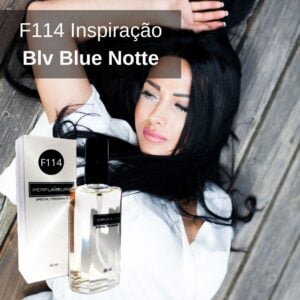 Perfume Contratipo Feminino F114 65ml Inspirado em Bvlgari Blv Blue Notte