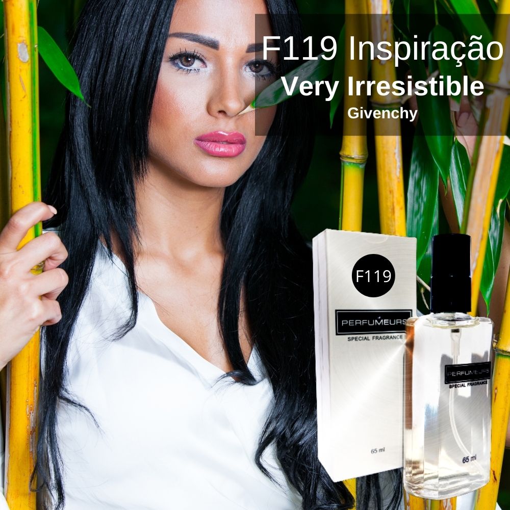 Perfume Contratipo Feminino F119 65ml Inspirado em Very Irresistible Givenchy
