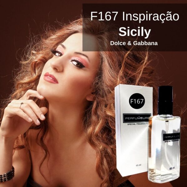 Perfume Contratipo Feminino F167 65ml Inspirado em Dolce & Gabbana Sicily