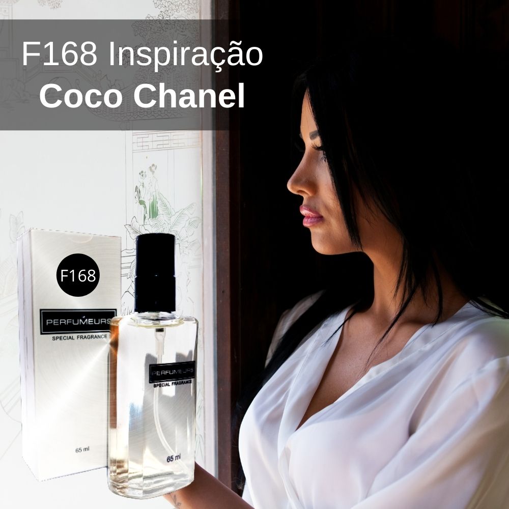Perfume Contratipo Feminino F168 65ml Inspirado em Coco Chanel