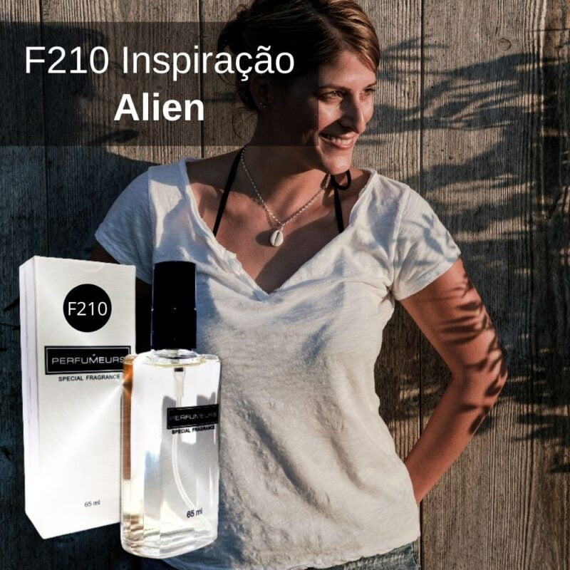 Perfume Contratipo Feminino F210 65ml Inspirado em Alien
