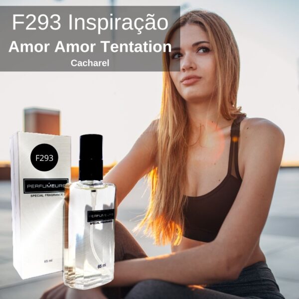 Perfume Contratipo Feminino F293 65ml Inspirado em Amor Amor Tentation Cacharel