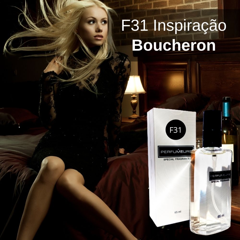 Perfume Contratipo Feminino F31 65ml Inspirado em Boucheron