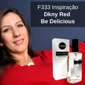 Perfume Contratipo Feminino F333 65ml Inspirado em Dkny Red Be Delicious