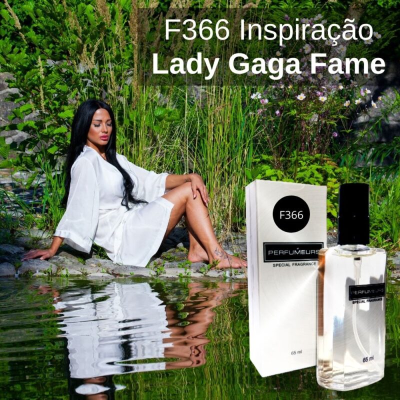 Perfume Contratipo Feminino F366 65ml Inspirado em Lady Gaga Fame