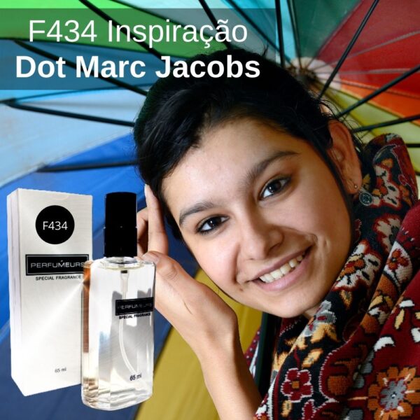 Perfume Contratipo Feminino F434 65ml Inspirado em Dot Marc Jacobs