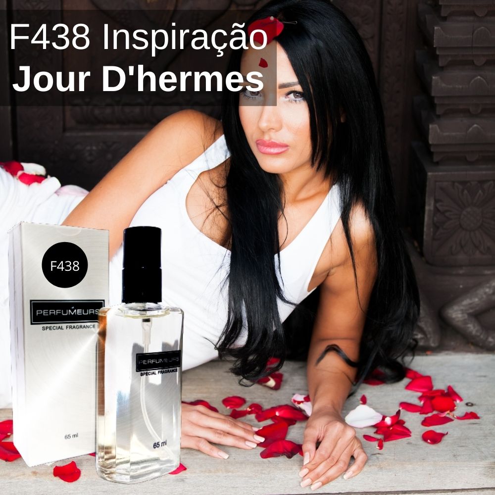 Perfume Contratipo Feminino F438 65ml Inspirado em Jour D'hermes