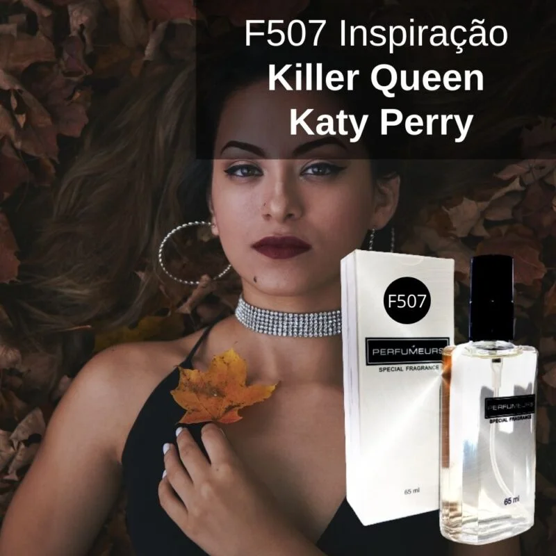 Perfume Contratipo Feminino F507 65ml Inspirado em Killer Queen Katy Perry