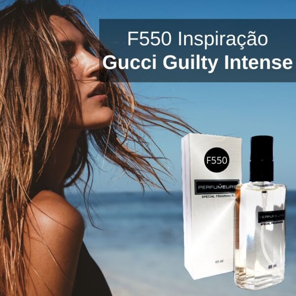 Perfume Contratipo Feminino F550 65ml Inspirado em Gucci Guilty Intense