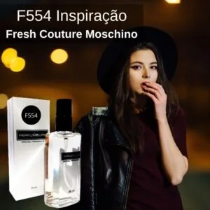 Perfume Contratipo Feminino F554 65ml Inspirado em Fresh Couture Moschino