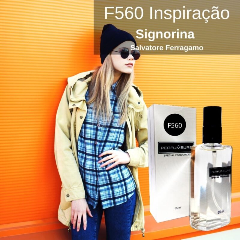 Perfume Contratipo Feminino F560 65ml Inspirado em Signorina Salvatore Ferragamo