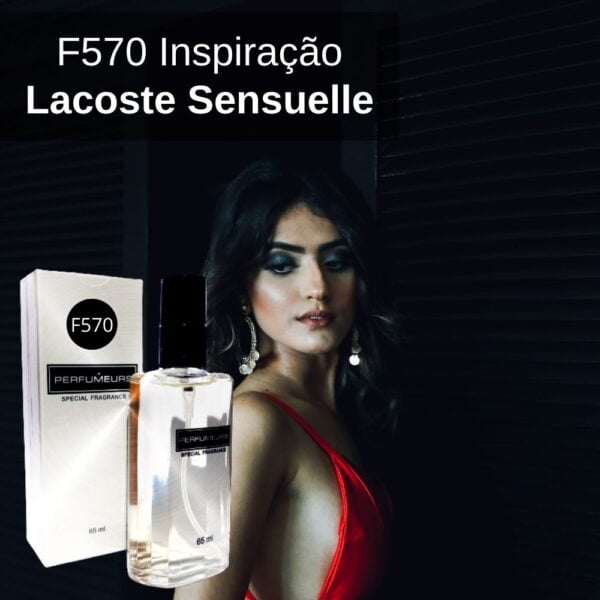 Perfume Contratipo Feminino F570 65ml Inspirado em Lacoste Sensuelle