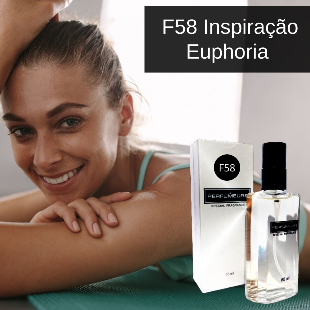 Perfume Contratipo Feminino F58 65ml Inspirado em Euphoria
