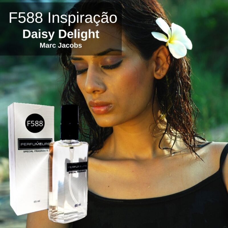 Perfume Contratipo Feminino F588 65ml Inspirado em Daisy Delight Marc Jacobs