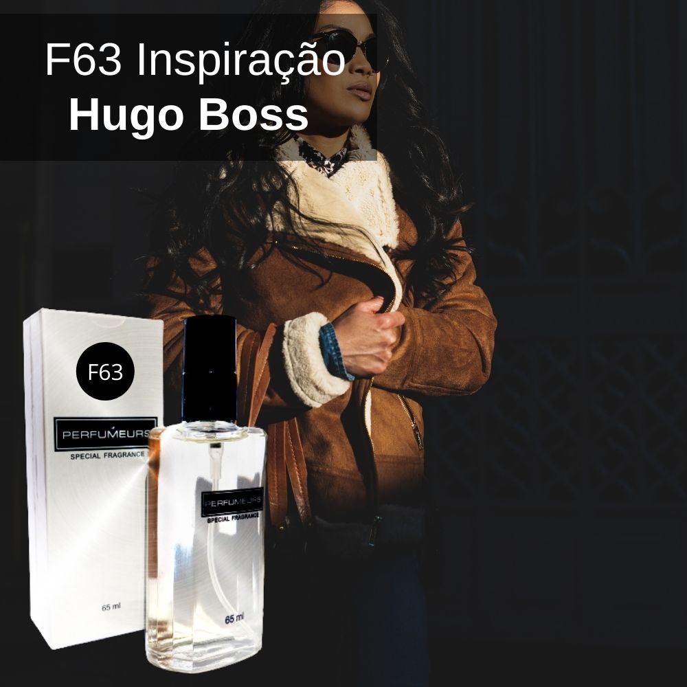 Perfume Contratipo Feminino F63 65ml Inspirado em Hugo Boss