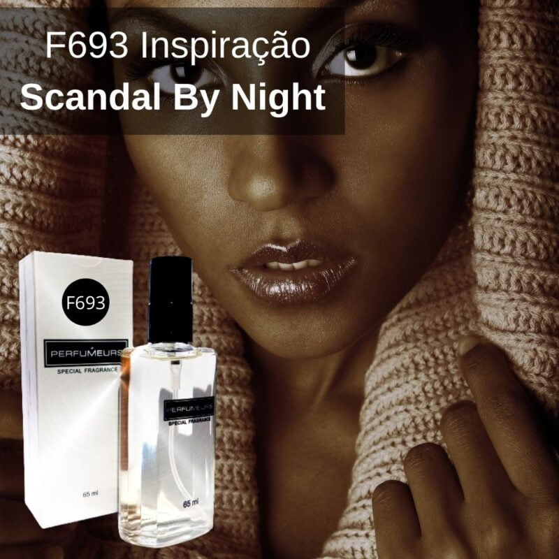Perfume Contratipo Feminino F693 65ml Inspirado em Scandal By Night