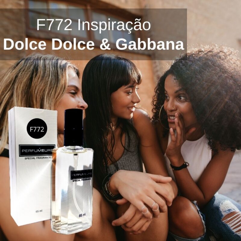Perfume Contratipo Feminino F772 65ml Inspirado em Dolce Dolce & Gabbana