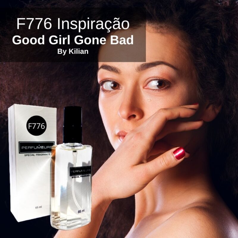 Perfume Contratipo Feminino F776 65ml Inspirado em Good Girl Gone Bad By Kilian