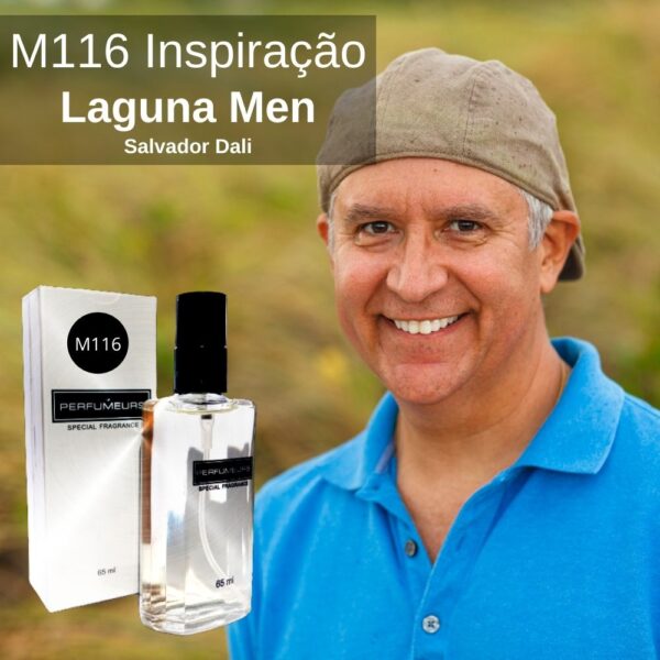 Perfume Contratipo Masculino M116 65ml Inspirado em Laguna Men Salvador Dali