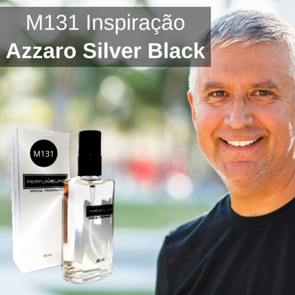 Perfume Contratipo Masculino M131 65ml Inspirado em Azzaro Silver Black