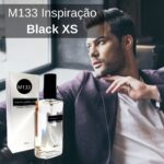 Perfume Contratipo Masculino M133 65ml Inspirado na Fragrância Importada Black XS