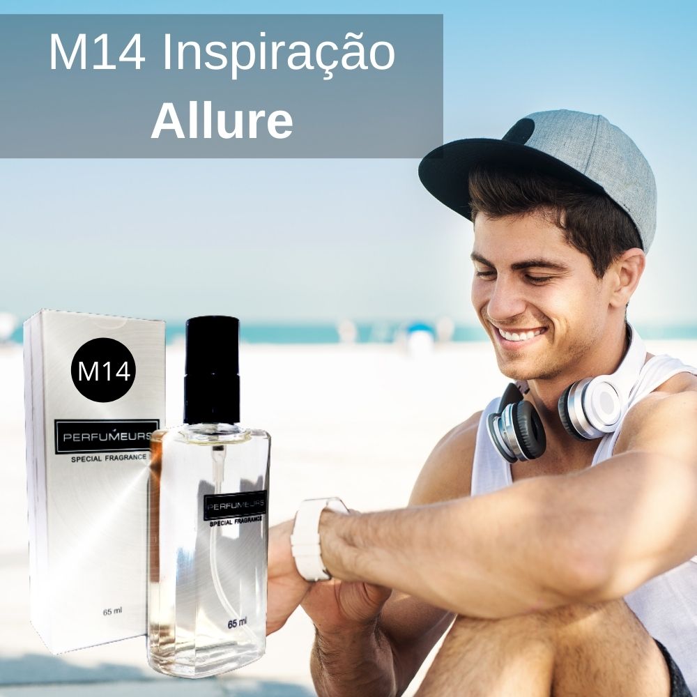 Perfume Contratipo Masculino M14 65ml Inspirado em Allure