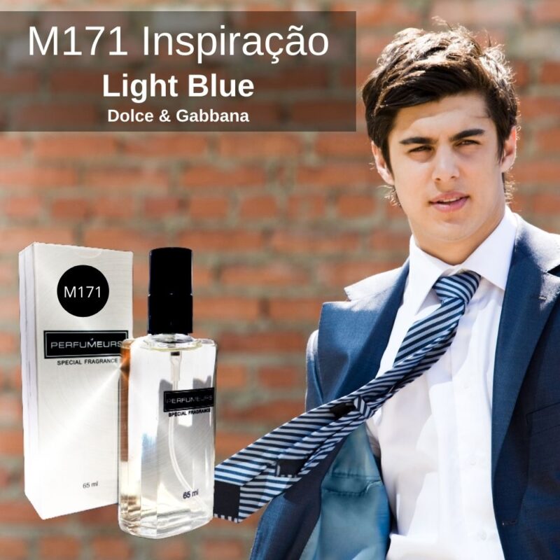 Perfume Contratipo Masculino M171 65ml Inspirado em Dolce & Gabbana Light Blue