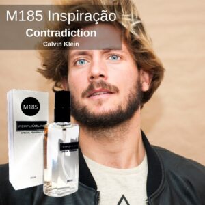 Perfume Contratipo Masculino M185 65ml Inspirado em Contradiction Calvin Klein