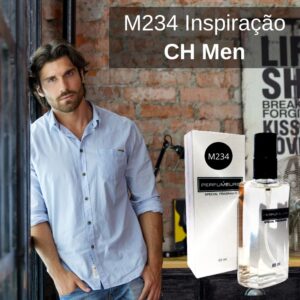 Perfume Contratipo Masculino M234 65ml Inspirado na Fragrância Importada CH Men Carolina Herrera