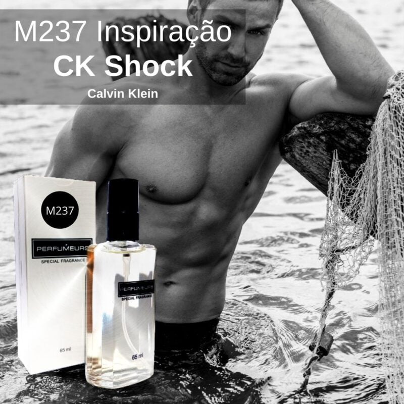 Perfume Contratipo Masculino M237 65ml Inspirado em Ck Shock Calvin Klein