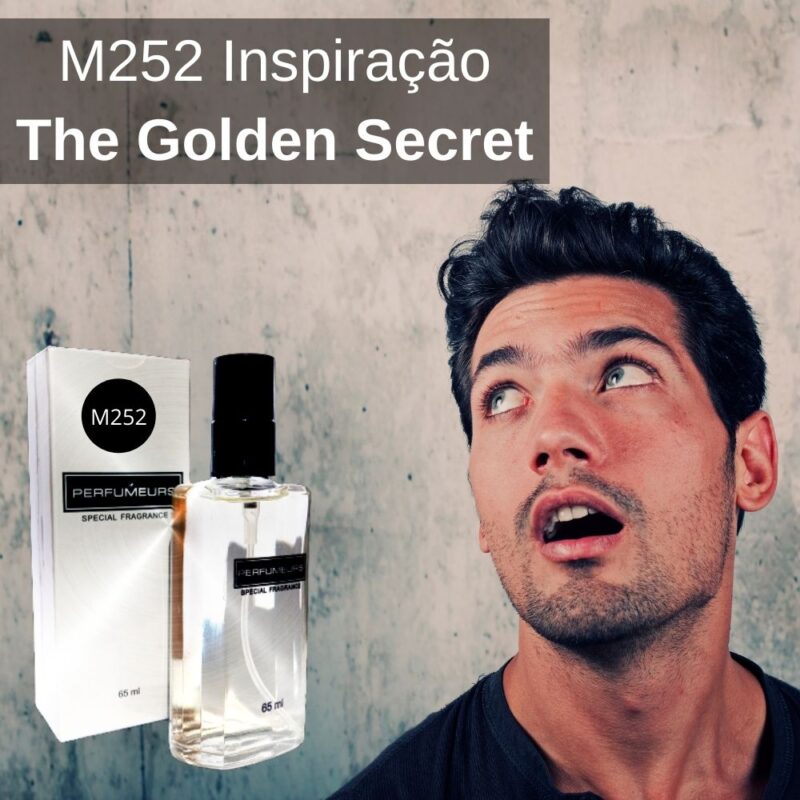 Perfume Contratipo Masculino M252 65ml Inspirado em The Golden Secret