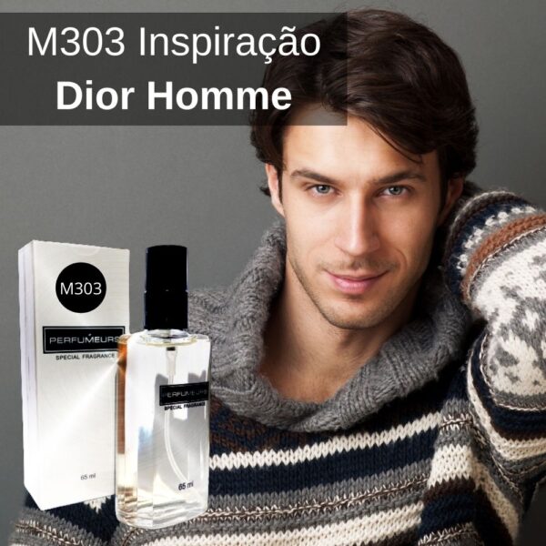 Perfume Contratipo Masculino M303 65ml Inspirado na Fragrância Importada Dior Homme