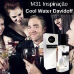 Perfume Contratipo Masculino M31 65ml Inspirado em Cool Water Davidoff