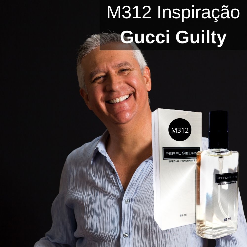 Perfume Contratipo Masculino M312 65ml Inspirado em Gucci Guilty