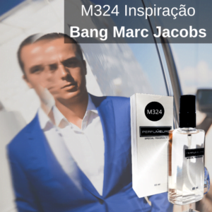 Perfume Contratipo Masculino M324 65ml Inspirado em Bang Marc Jacobs