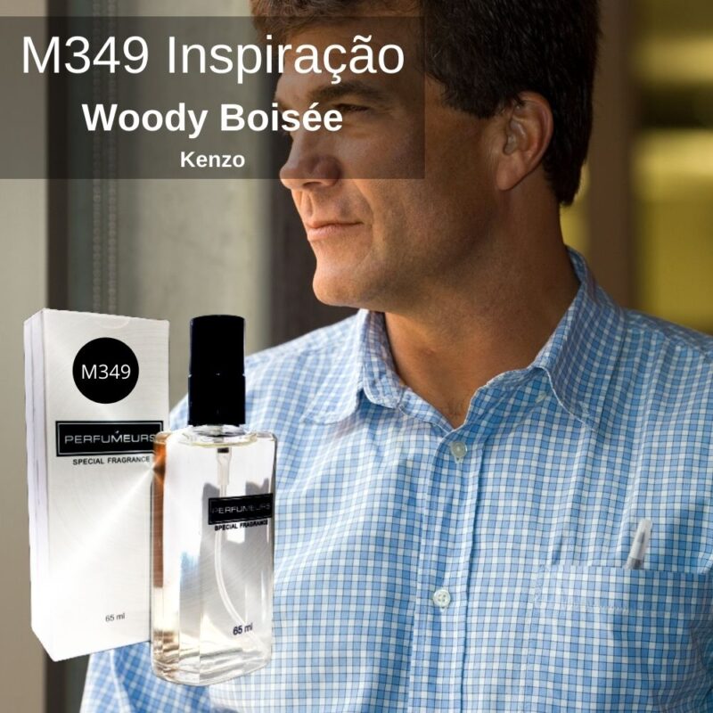 Perfume Contratipo Masculino M349 65ml Inspirado em Kenzo Woody Boisée