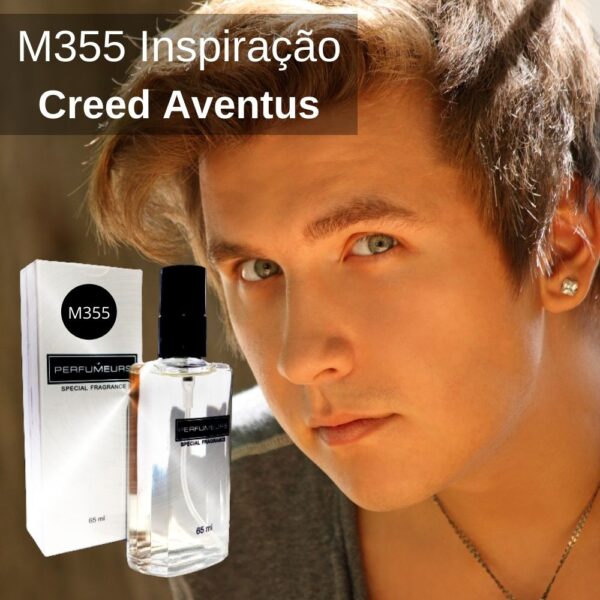 Perfume Contratipo Masculino M355 65ml Inspirado em Creed Aventus