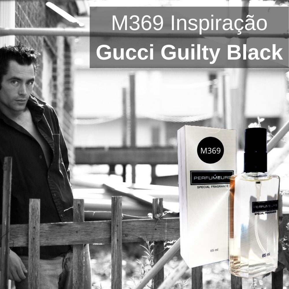 Perfume Contratipo Masculino M369 65ml Inspirado em Gucci Guilty Black