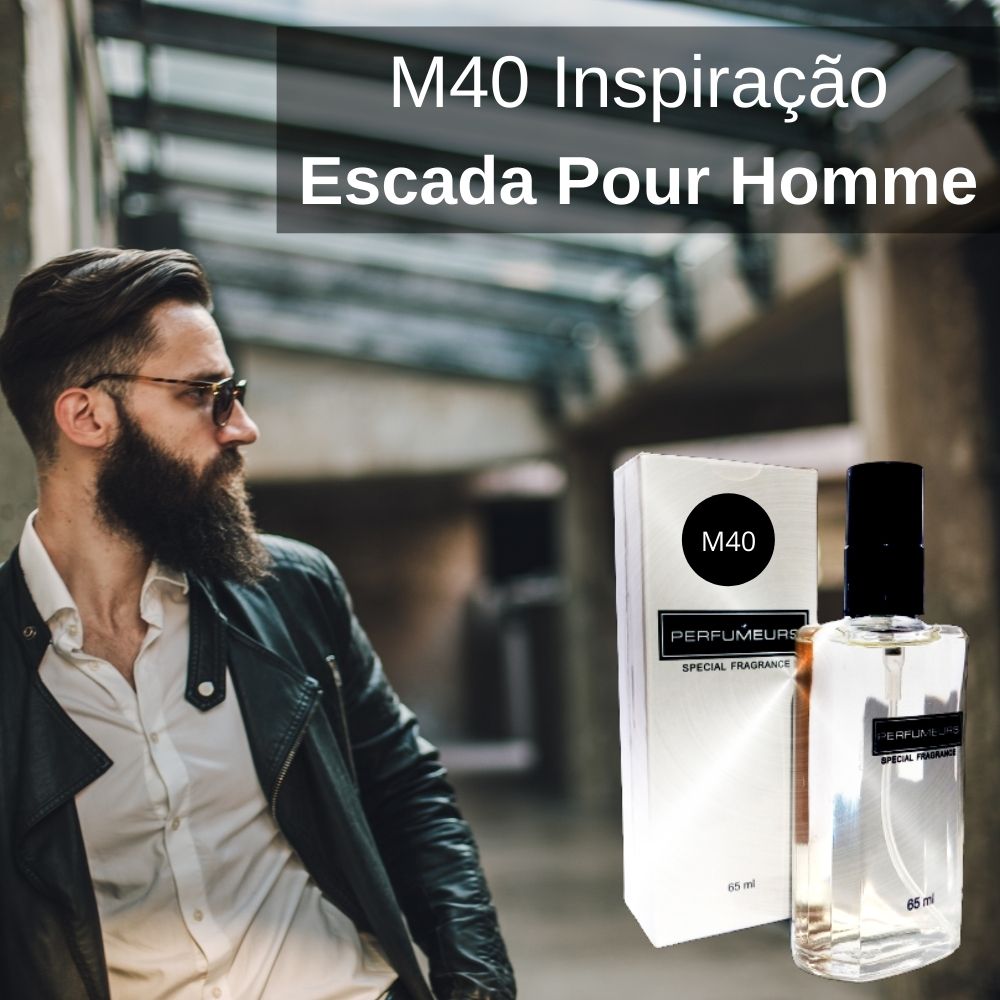 Perfume Contratipo Masculino M40 65ml Inspirado em Escada Pour Homme
