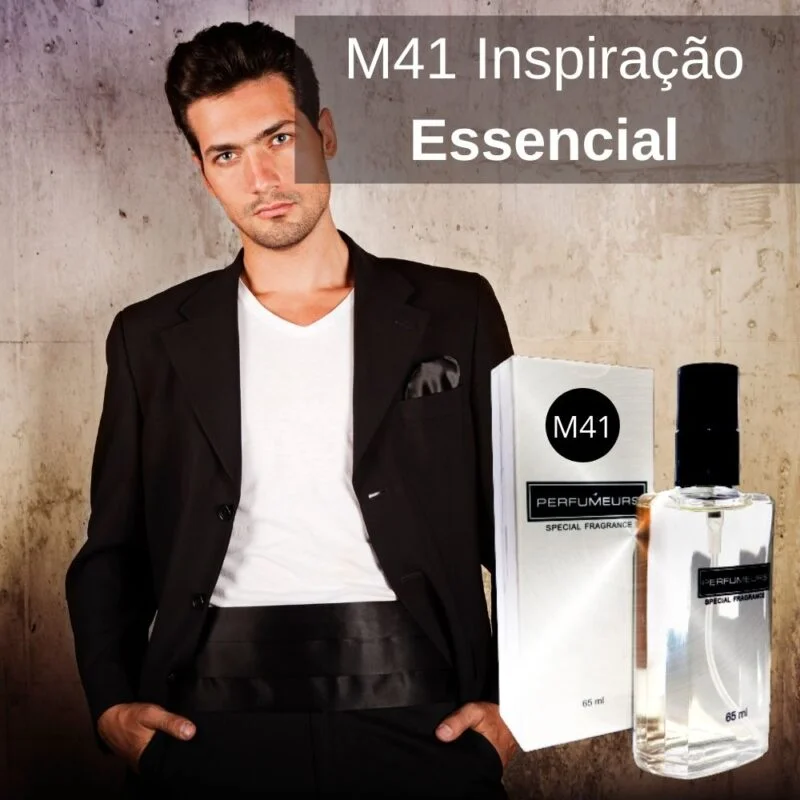 Perfume Contratipo Masculino M41 65ml Inspirado na Fragrância Importada Essencial