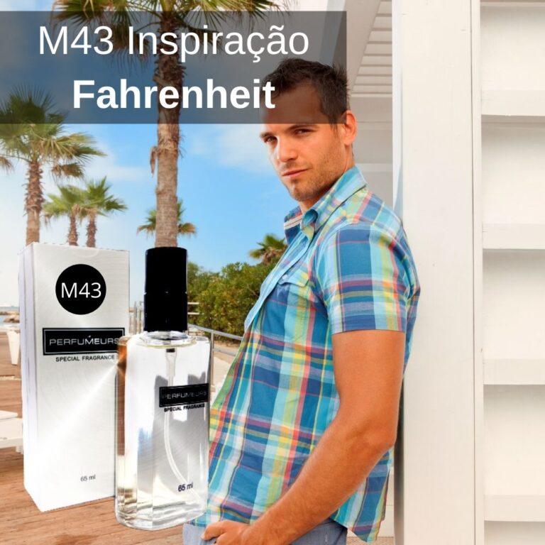 Perfume Contratipo Masculino M43 65ml Inspirado em Fahrenheit