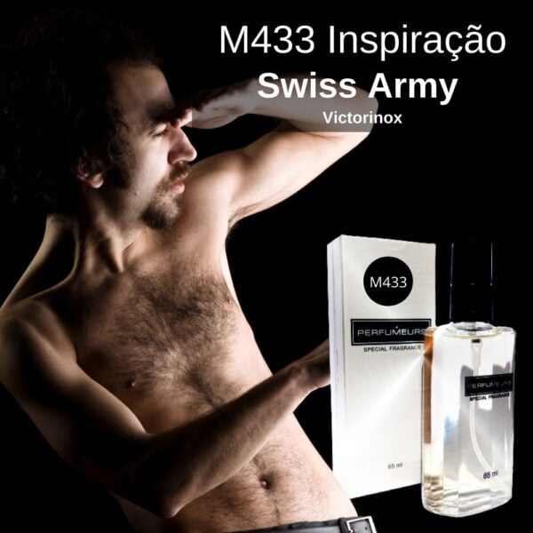 Perfume Contratipo Masculino M433 65ml Inspirado em Swiss Army Victorinox