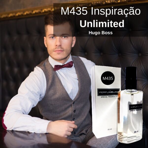 Perfume Contratipo Masculino M435 65ml Inspirado em Hugo Boss Unlimited