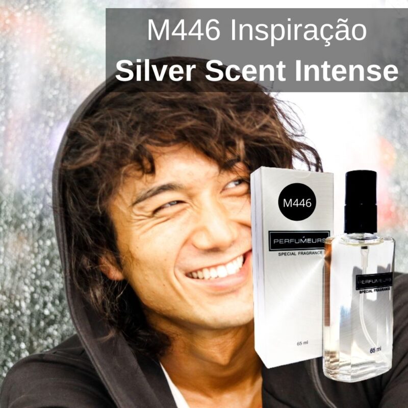 Perfume Contratipo Masculino M446 65ml Inspirado em Silver Scent Intense