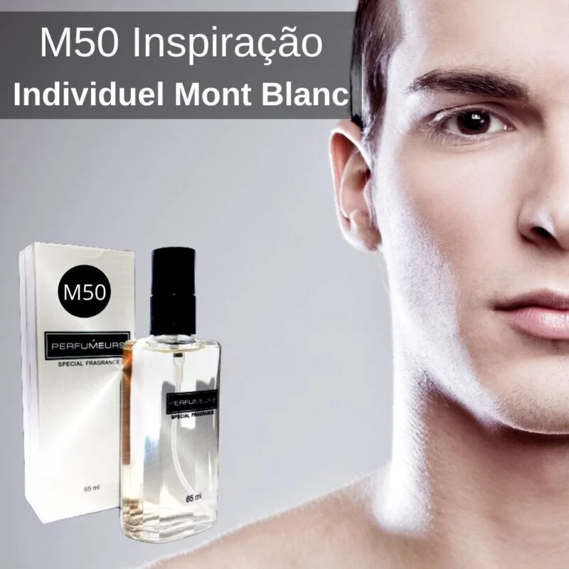 Perfume Contratipo Masculino M50 65ml Inspirado em Individuel Mont Blanc
