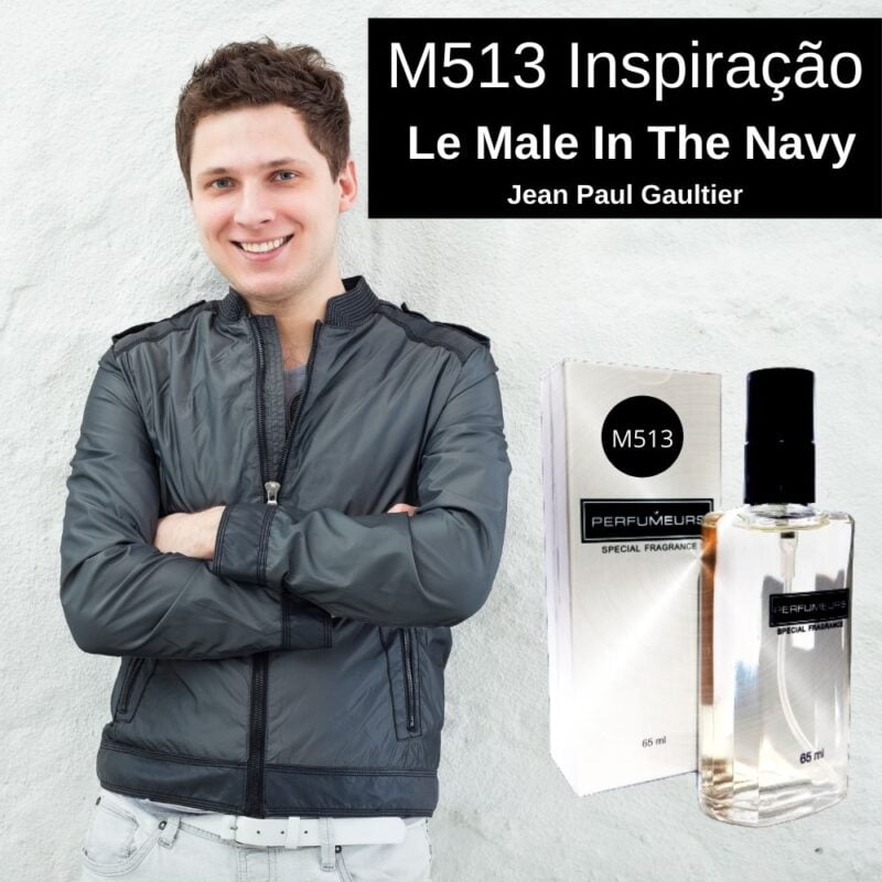 Perfume Contratipo Masculino M513 65ml Inspirado em Jean Paul Gaultier Le Male In The Navy