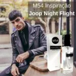 Perfume Contratipo Masculino M54 65ml Inspirado na Fragrância Importada Joop Night Flight