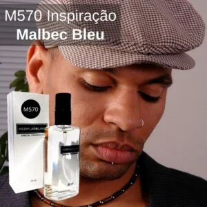 Perfume Contratipo Masculino M570 65ml Inspirado em Malbec Bleu